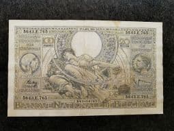 Belgium, 100 Francs/20 Belgas 1939 (French), VG, BKN1044