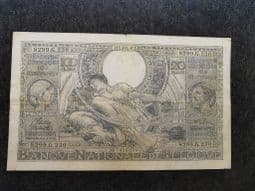 Belgium, 100 Francs/20 Belgas 1942 (French), VG, BKN1045