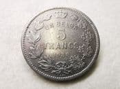 Belgium, 5 Francs 1930 (Pos B, French), VF, CS8624