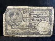 Belgium, 5 Francs 1938, Poor, BKN2394