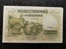 Belgium, 50 Francs/10 Belgas 1942, VG, BKN1058