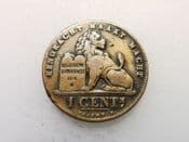 Belgium, One Centime 1902 (Dutch), AF, CS3207