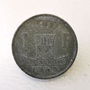 Belgium, One Franc 1943, VF, CS314