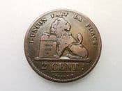 Belgium, Two Centimes 1836, F, CS3302