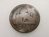 Belgium, Two Centimes 1836, Fair, CS3896
