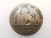 Belgium, Two Centimes 1836, Poor, CS3239