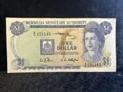 Bermuda, One Dollar 1988, GF, BKN2476