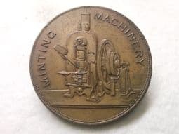 Birmingham, Taylor & Challen, Minting Machinery Token (Scarce), VF, CS10045