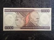Brazil, 5000 Cruzeiros (1984), VF, BKN1989