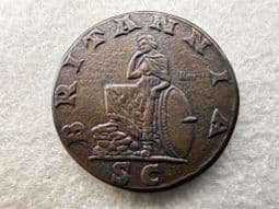 Britannia, Modern, Roman Style Medal, VF, CS11621