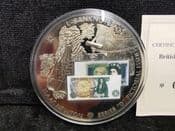 British Banknotes, 2007 Medal (£1, Series D), With COA, OS1595