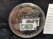 British Banknotes, 2010 £1 Series C Medal, With Tatty COA, OS1192