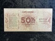 British, Cafe Rouge, 50% Off Voucher 2018, F, BKN2206