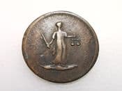 British, Columbia Style Farthing Token (1820-30), F, CS5446