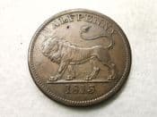 British Copper Co, Halfpenny Token 1813, VF, CS7447