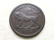 British Copper Company, Halfpenny Token 1813, F, CS12036