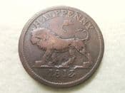 British Copper Company, Halfpenny Token 1813, Fair Dents, CS9882