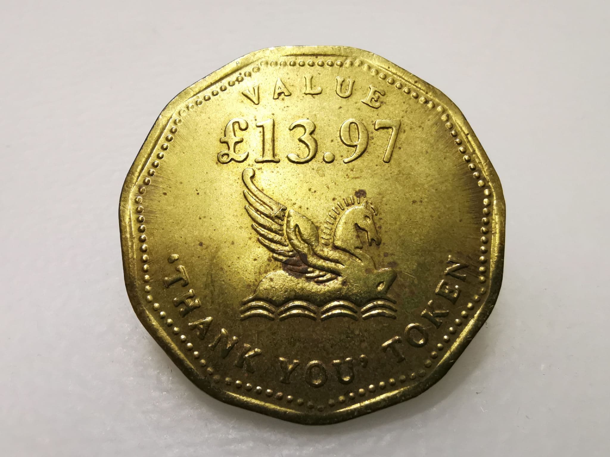 British Reader s Digest 13 97 Thank You Token VF CS5245