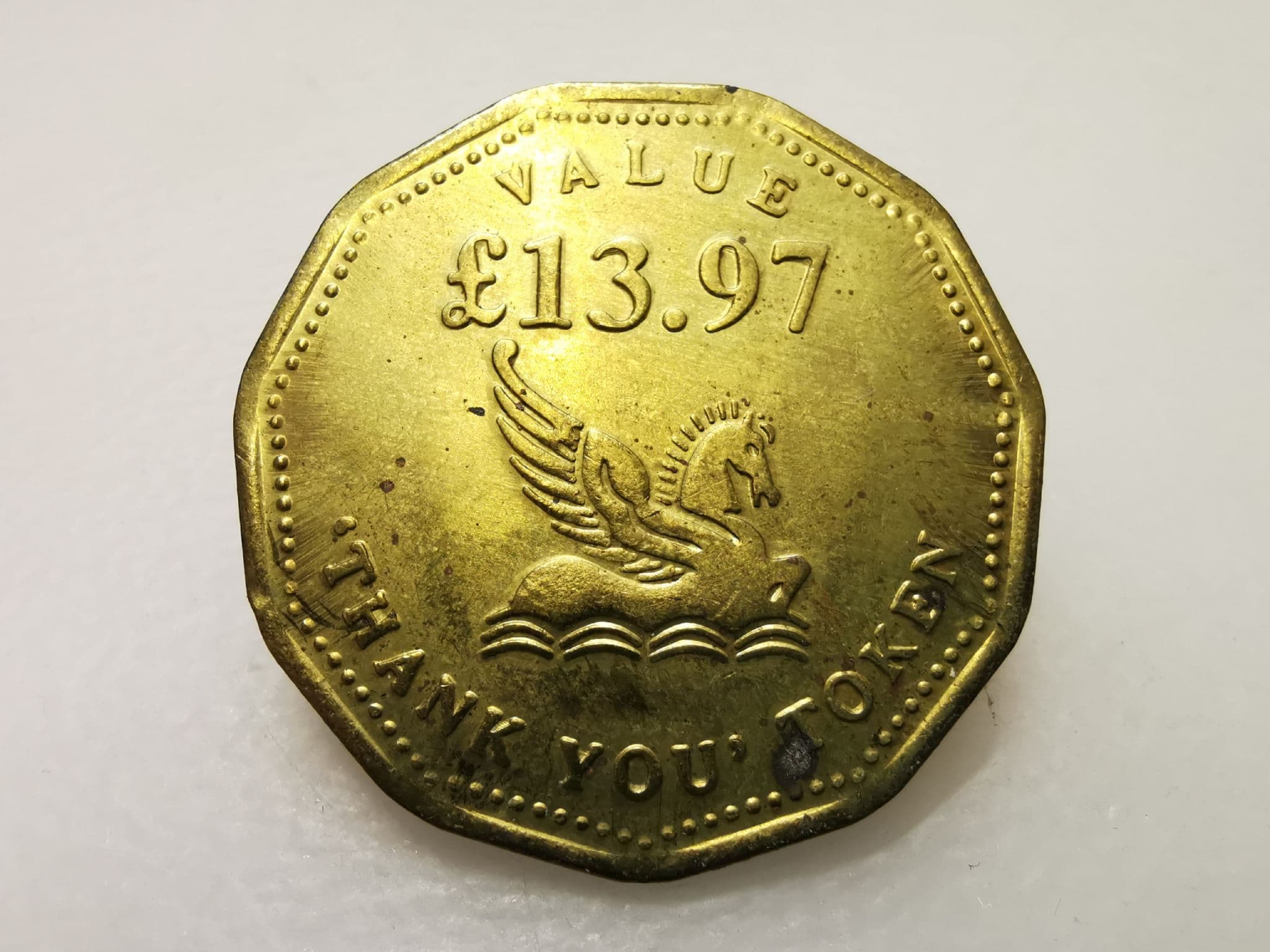 British Reader s Digest 13 97 Thank You Token VF CS5245