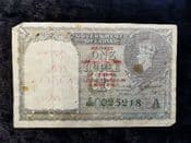 Burma, Military Administration Overprint, One Rupee (1945), VG, BKN1247