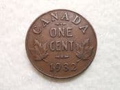 Canada, One Cent 1932, F, CS10818