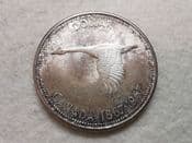 Canada, Silver (.800), One Dollar 1967 (Confederation), Toned AEF, CS10329
