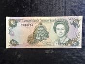 Cayman Islands, 5 Dollars 1991 (B Series), AUNC, BKN1741