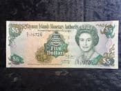 Cayman Islands, 5 Dollars 2005, AUNC, BKN1742
