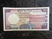 Ceylon, 20 Rupees 1985, AF, BKN1871