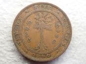 Ceylon, Five Cents 1890, Fair, CS13894