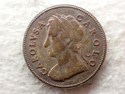 Charles II, Replica Farthing by Westair, VF, CS13680