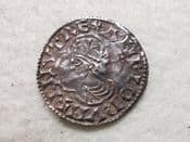 Cnut (1016-1035 AD), Silver Penny, Quatrefoil Type, Adam on Cambridge, GVF, CS11029