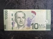 Costa Rica, 10'000 Colones 2014, EF, BKN1997
