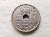 Denmark, 10 Ore 1924, VF, CS10471