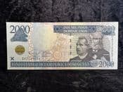 Dominican Republic, 2000 Pesos 2012, AUNC, BKN2027