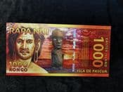Easter Island, Fantasy 1000 Rongo 2011, UNC, BKN1253