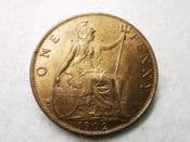 Edward VII, One Penny 1902 (Normal Tide), AUNC, CS6950