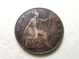 Edward VII, One Penny 1905, AF, CS8531