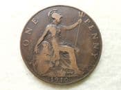 Edward VII, One Penny 1910, AF, CS10540