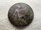 Edward VII, One Penny 1910, GF, CS11312