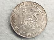 Edward VII, Silver (.925), One Shilling 1910, EF, CS13383