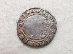 Elizabeth I, Silver Halfgroat, MM Crescent (1587-89 AD), GF, CS11032