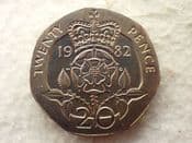 Elizabeth II, 20 Pence 1982, UNC Ex Pack, CS14317