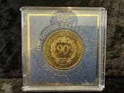 Elizabeth II, 2016 90th Birthday, Gold Plated Medal in Case, OS884