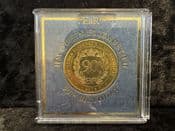 Elizabeth II, 2016 90th Birthday, Gold Plated Medal in Case, OS885