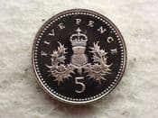 Elizabeth II, 5 Pence 1997, AUNC Ex Proof, CS13162