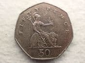 Elizabeth II, 50 Pence 2008 (Britannia), Lower Mintage, F, CS12568