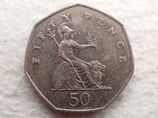 Elizabeth II, 50 Pence 2008 (Britannia), Lower Mintage, VF, CS13041