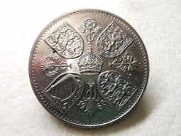 Elizabeth II, Crown 1960 (Exhibition) Polished Dies, AUNC, CS8069