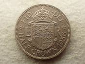 Elizabeth II, Halfcrown 1956, AEF, CS14159